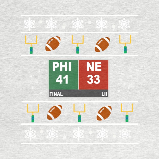 Final Score Ugly Sweater by Philly Drinkers